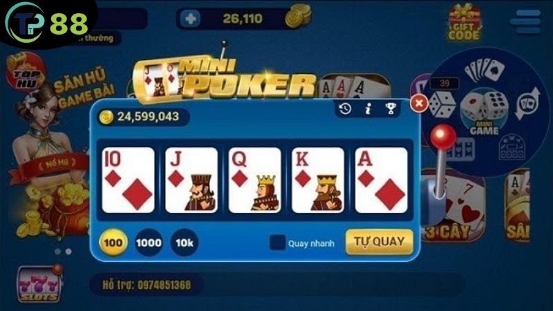 Mini Poker - Trò Chơi Đỉnh Cao Với Tính Năng Nổ Hũ Hấp Dẫn 5 mini-poker-1